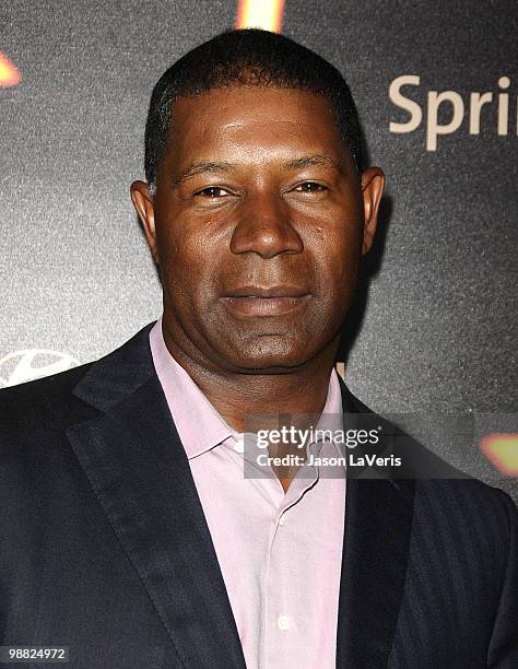 Actor Dennis Haysbert attends the "24" series finale party at Boulevard3 on April 30, 2010 in Hollywood, California.