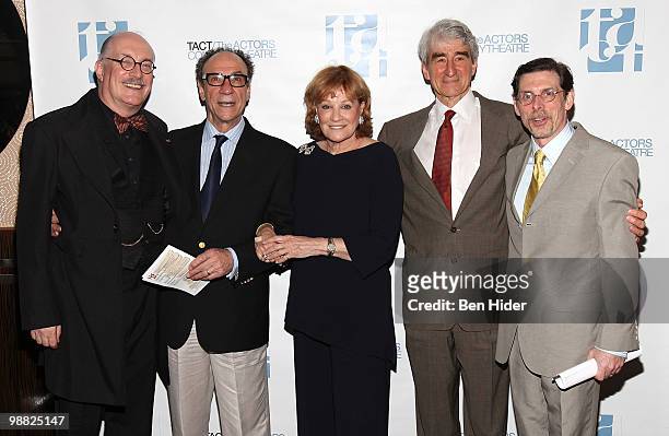 Actors Simon Jones, F. Murray Abraham, Cynthia Harris, Sam Waterston and Scott Alan Evans attends The Actors Company Theatre's 2010 Spring Gala at...