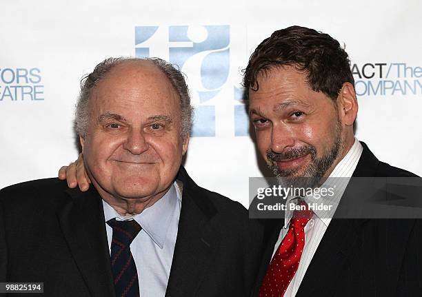 Actors George S. Irving and David Staller attends The Actors Company Theatre's 2010 Spring Gala at The Edison Ballroom on May 3, 2010 in New York...