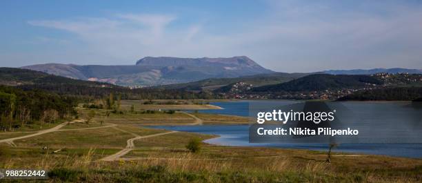 view on chatyr-dag - dag stock pictures, royalty-free photos & images