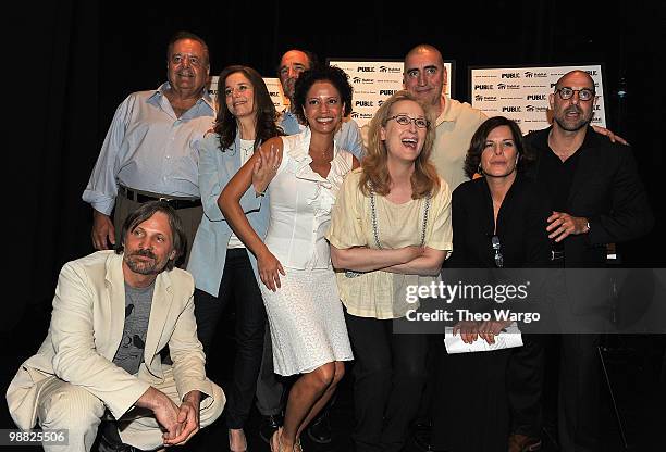 Actors Viggo Mortensen, Paul Sorvino, Debra Winger, Elias Koteas, Gloria Reuben, Meryl Streep, Alfred Molina, Marcia Gay Harden and Stanley Tucci...