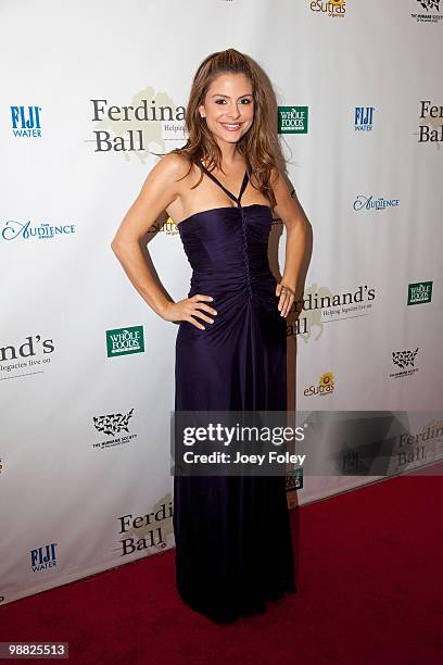 Personality Maria Menounos attends the 1st annual Ferdinand's ball at the Frazier International History Museum on April 29, 2010 in Louisville,...