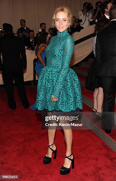 Chloe Sevigny attends the Costume Institute Gala Benefit to celebrate the opening of the "American Woman: Fashioning a National Identity" exhibition...