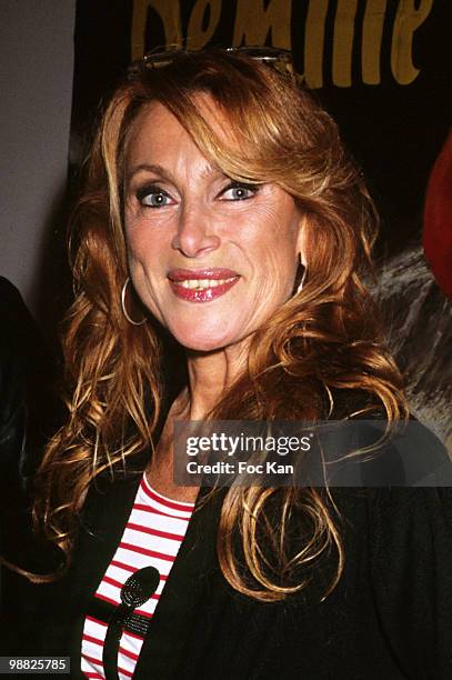 Singer/writer Julie Pietri attends the Saumur Salon du Livre et du Vin at the Bouvet Ladubay Cellars on April 11, 2010 in Paris, France.