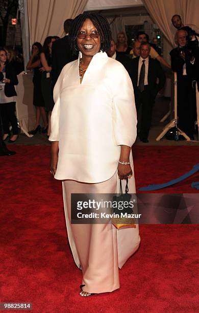 Whoopi Goldberg attends the Costume Institute Gala Benefit to celebrate the opening of the "American Woman: Fashioning a National Identity"...
