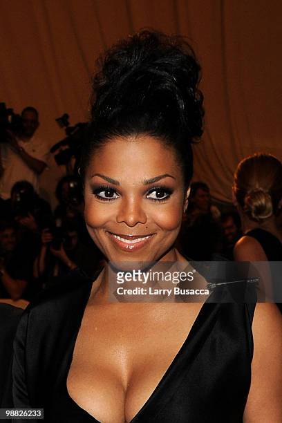 Janet Jackson attends the Costume Institute Gala Benefit to celebrate the opening of the "American Woman: Fashioning a National Identity" exhibition...
