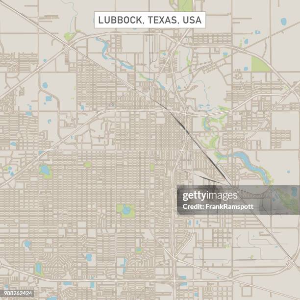 拉伯拉德州美國城市街道地圖 - frankramspott 幅插畫檔、美工圖案、卡通及圖標