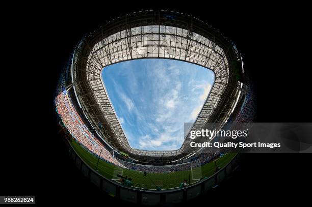 General view inside of Kazan Arena at the 2018 FIFA World Cup Russia Round of 16 match between France and Argentina at Kazan Arena on June 30, 2018...