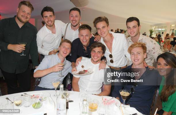 Zach Lower, Alfie Deyes, Sean Elliott O'Connor, Rich Burgesss, Caspar Lee, Bryon Langley, Joe Sugg, Benji Schaffer, Joshua Pieters and Frankie...