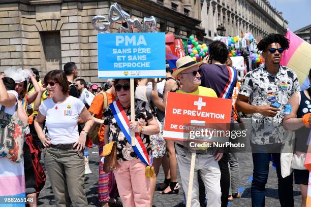 On Saturday 30 June 2018, the Parisians' Pride march will take place behind the motto: &quot;Discrimination on the carpet, in sport and in our lives!...