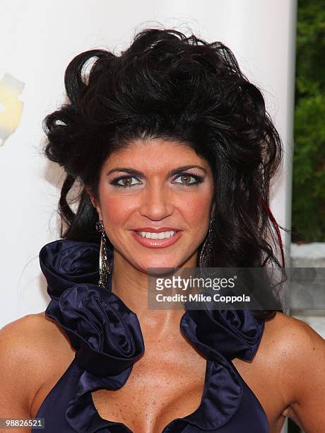 Telvision personality Teresa Giudice attends Bravo's "The Real Housewives of New Jersey" season two premiere at The Brownstone on May 3, 2010 in...
