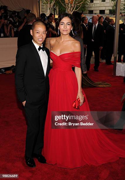 Designer Jason Wu and actress Camilla Belle attends the Metropolitan Museum of Art's 2010 Costume Institute Ball at The Metropolitan Museum of Art on...