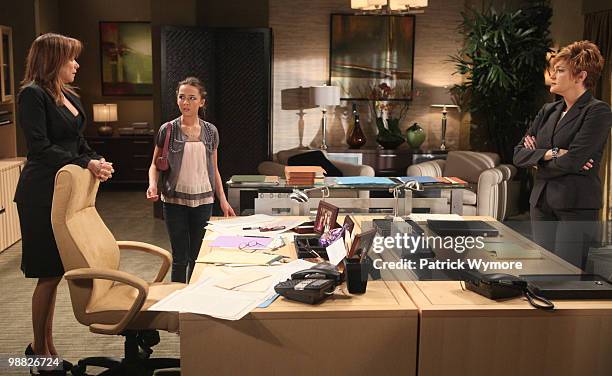 Nancy Lee Grahn , Lexi Ainsworth and Carolyn Hennesy in a scene that airs the week of May 10, 2010 on Disney General Entertainment Content via Getty...