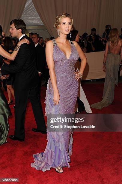 Ivanka Trump attends the Costume Institute Gala Benefit to celebrate the opening of the "American Woman: Fashioning a National Identity" exhibition...