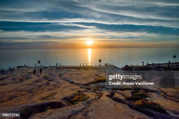 blacks beach sunset - toren stock pictures, royalty-free photos & images