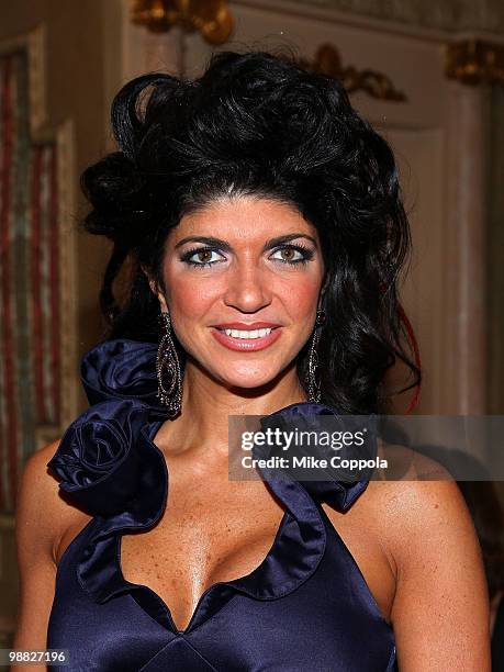 Telvision personality Teresa Giudice attends Bravo's "The Real Housewives of New Jersey" season two premiere at The Brownstone on May 3, 2010 in...