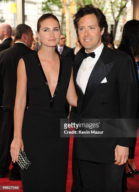 Lauren Bush and David Lauren attends the Costume Institute Gala Benefit to celebrate the opening of the "American Woman: Fashioning a National...