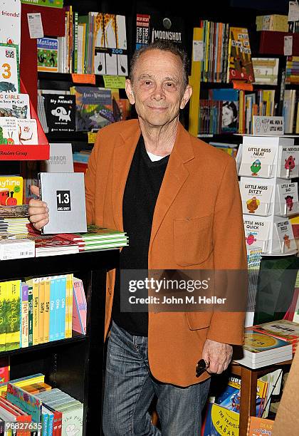 Actor/Singer Joel Grey signs copies of his new book "Images From My Phone" at Book Soup on May 3, 2010 in West Hollywood, California.