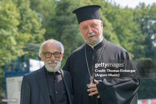 From left: Ploutavchos Kostantinidis and Apostolos Malamoussis during the Erich Greipl Tribute Tournament under the patronage of Barbara Stamm,...