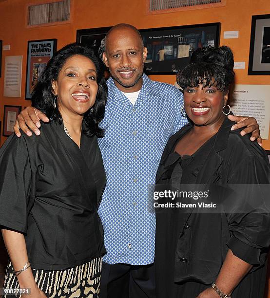 Actors Phylicia Rashad, Ruben Santiago-Hudson and LaTanya Richardson attend the Fourth Annual August Wilson Monologue Competition National Finals at...