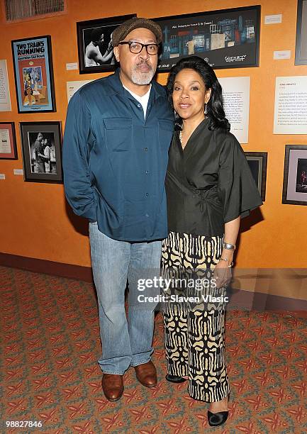 Actors Keith Randolph Smith and Phylicia Rashad attend the Fourth Annual August Wilson Monologue Competition National Finals at August Wilson Theatre...