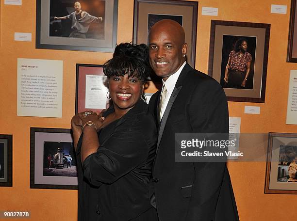 Actress LaTanya Richardson and director Kenny Leon attend the Fourth Annual August Wilson Monologue Competition National Finals at August Wilson...