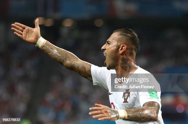 Ricardo Quaresma of Portugal reacts during the 2018 FIFA World Cup Russia Round of 16 match between Uruguay and Portugal at Fisht Stadium on June 30,...