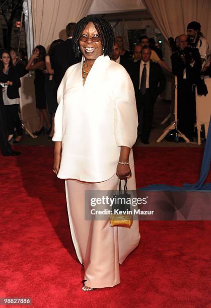 Whoopi Goldberg attends the Costume Institute Gala Benefit to celebrate the opening of the "American Woman: Fashioning a National Identity"...