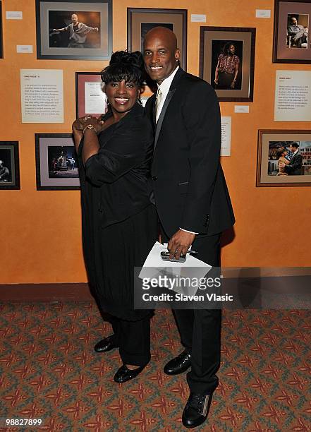 Actress LaTanya Richardson and director Kenny Leon attend the Fourth Annual August Wilson Monologue Competition National Finals at August Wilson...