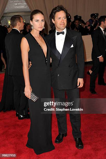 Lauren Bush and David Lauren attend the Costume Institute Gala Benefit to celebrate the opening of the "American Woman: Fashioning a National...