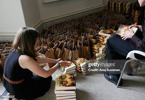 Atmosphere at the launch party of Rick Riordan's The Kane Chronicles, Book 1: The Red Pyramid at Brooklyn Museum on May 3, 2010 in the Brooklyn...