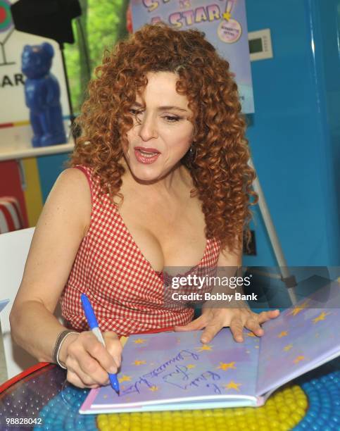 Author Bernadette Peters promotes "Stella is a Star" at Dylan's Candy Bar on May 3, 2010 in New York City.