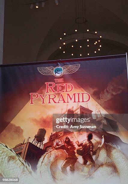 Atmosphere at the launch party of Rick Riordan's The Kane Chronicles, Book 1: The Red Pyramid at Brooklyn Museum on May 3, 2010 in the Brooklyn...