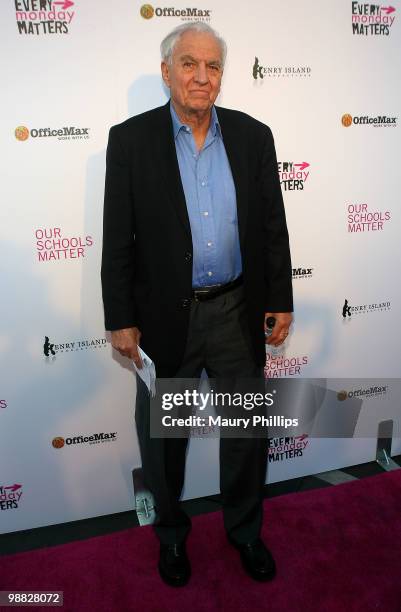 Garry Marshall arrives at the First Annual Party With A Purpose Benefit at Smashbox West Hollywood on May 3, 2010 in West Hollywood, California.