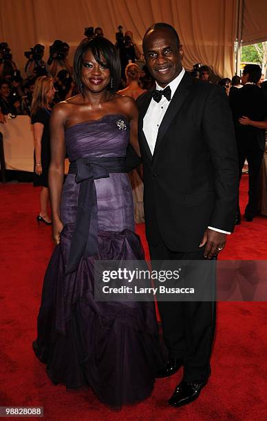 Actress Viola Davis attends the Costume Institute Gala Benefit to celebrate the opening of the "American Woman: Fashioning a National Identity"...