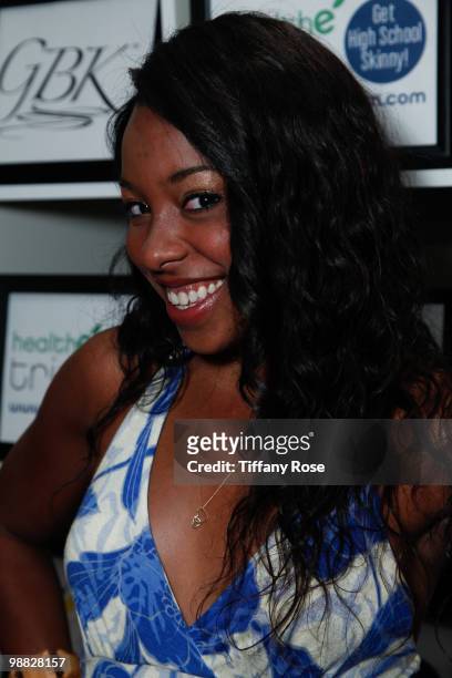 Actress Tanya Chisholm attends the GBK Gift Lounge at The George Lopez Celebrity Golf Tournament on May 3, 2010 in Toluca Lake, California.