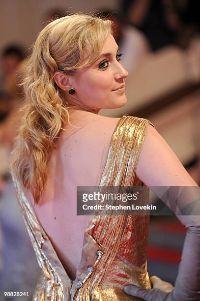 Greta Gerwig attends the Costume Institute Gala Benefit to celebrate the opening of the "American Woman: Fashioning a National Identity" exhibition...