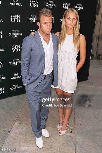 Scott Caan and date arrive at the "Mercy" Los Angeles Premiere at the Egyptian Theatre on May 3, 2010 in Hollywood, California.