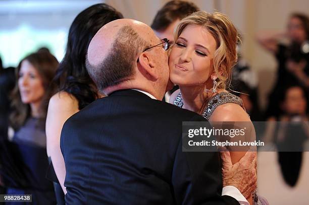 Chairman and CEO of News Corporation Rupert Murdoch and Ivanka Trump attend the Costume Institute Gala Benefit to celebrate the opening of the...