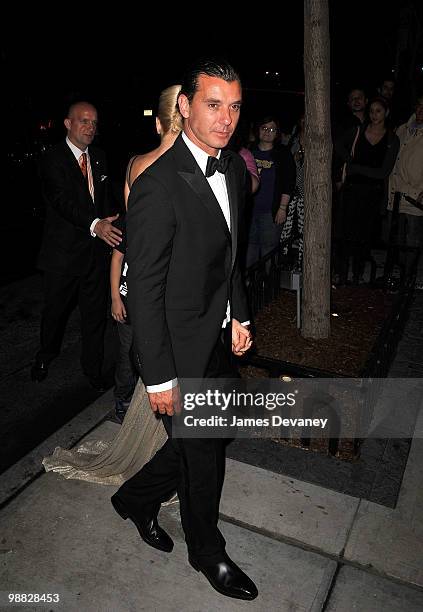 Gavin Rossdale attends the Metropolitan Museum of Art's Costume Institute Gala after party at the Mark Hotel on May 3, 2010 in New York City.