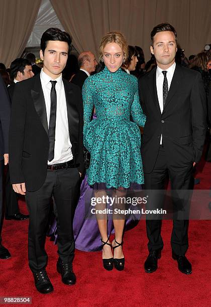 Designer Jack McCollough, actress Chloe Sevigny and Lazaro Hernandez attend the Costume Institute Gala Benefit to celebrate the opening of the...