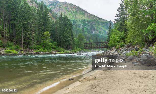 wenatchee river - wenatchee stock pictures, royalty-free photos & images