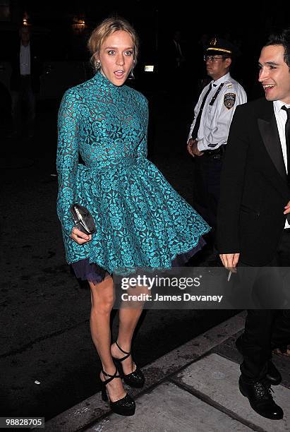 Chloe Sevigny attends the Costume Institute Gala after party at the Mark hotel on May 3, 2010 in New York City.