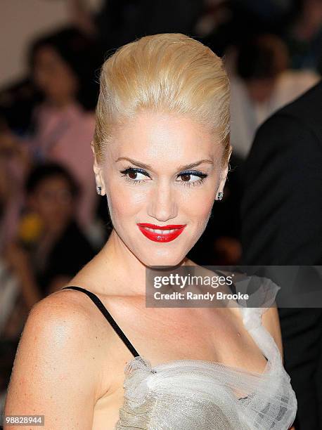 Gwen Stefani attends the Costume Institute Gala Benefit to celebrate the opening of the "American Woman: Fashioning a National Identity" exhibition...