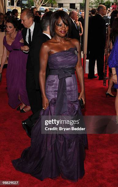 Viola Davis attends the Metropolitan Museum of Art's 2010 Costume Institute Ball at The Metropolitan Museum of Art on May 3, 2010 in New York City.