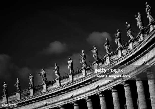 statues del vaticano - vaticano 個照片及圖片檔