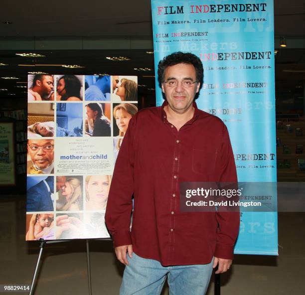 Writer/director Rodrigo Garcia attends Film Independent's film series featuring "Mother And Child" at the Landmark Theater on May 3, 2010 in Los...