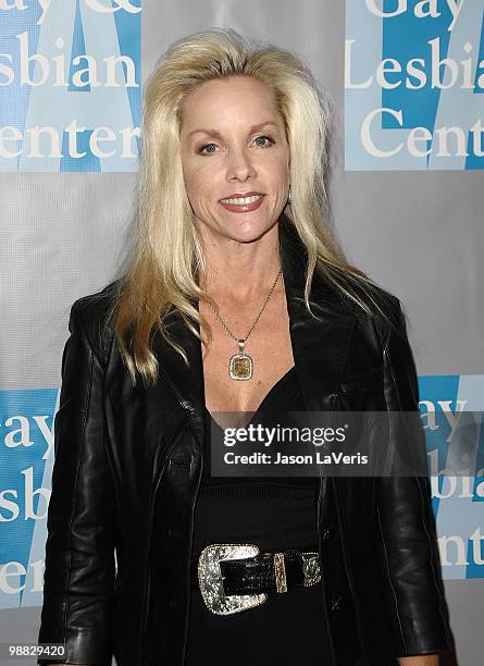 Cherie Currie of The Runaways attends the L.A. Gay & Lesbian Center's "An Evening With Women" at The Beverly Hilton Hotel on May 1, 2010 in Beverly...