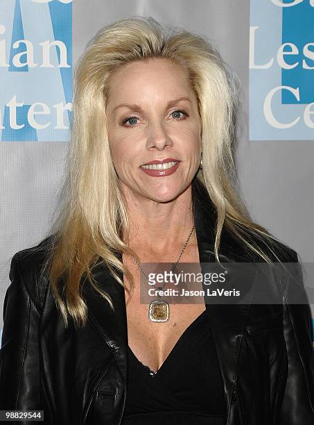 Cherie Currie of The Runaways attends the L.A. Gay & Lesbian Center's "An Evening With Women" at The Beverly Hilton Hotel on May 1, 2010 in Beverly...