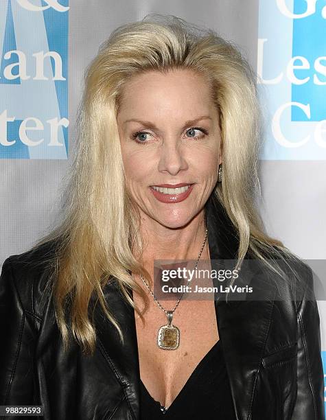 Cherie Currie of The Runaways attends the L.A. Gay & Lesbian Center's "An Evening With Women" at The Beverly Hilton Hotel on May 1, 2010 in Beverly...